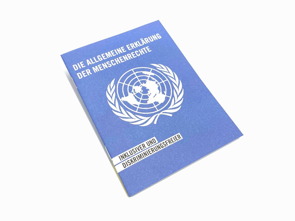 Allgemeine Erklärung der Menschenrechte in inklusiverer Sprache
