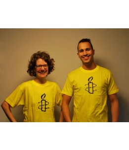 T-Shirt Amnesty Gelb 