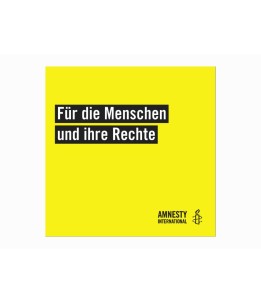 Präsentationsbroschüre Amnesty International im Pixi-Format