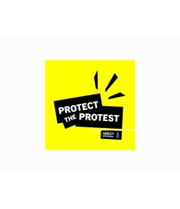 Sticker: "Protect the Protest" 