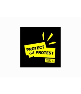 Sticker: "Protect the Protest" 
