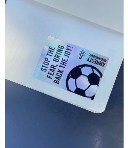 Fussball-Sticker (Hologramm)