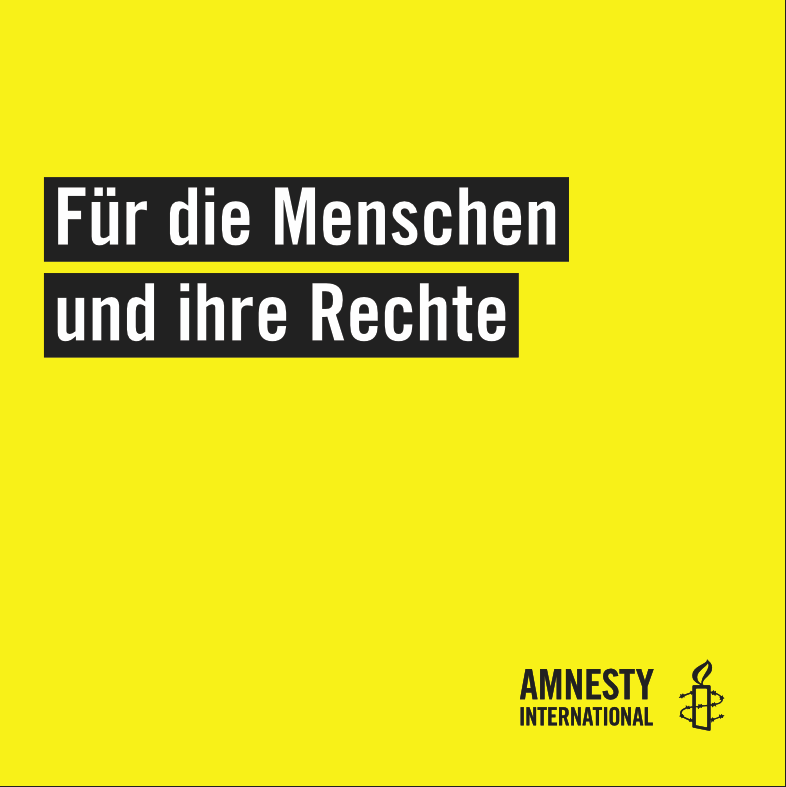 Präsentationsbroschüre Amnesty International im Pixi-Format