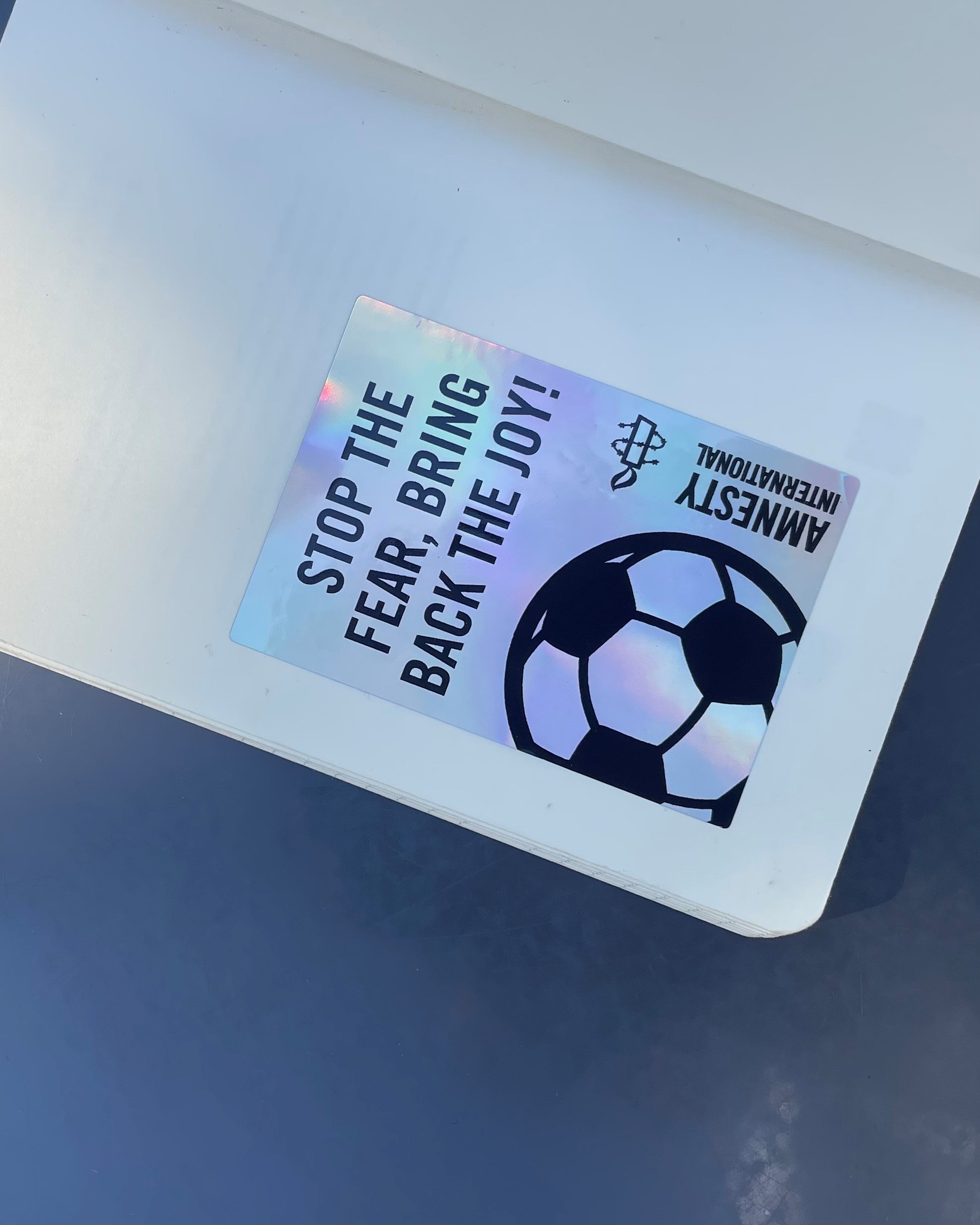 Fussball-Sticker (Hologramm)